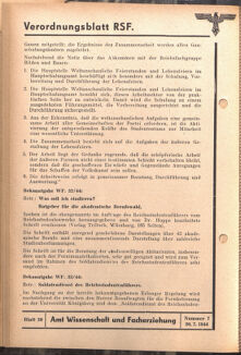 Verordnungsblatt des Reichsstudentenführers 19440720 Seite: 26