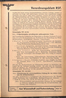 Verordnungsblatt des Reichsstudentenführers 19440720 Seite: 29