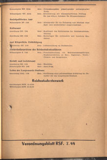 Verordnungsblatt des Reichsstudentenführers 19440720 Seite: 47