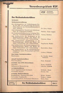 Verordnungsblatt des Reichsstudentenführers 19440720 Seite: 5