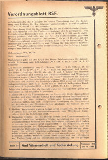 Verordnungsblatt des Reichsstudentenführers 19440920 Seite: 22