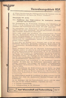 Verordnungsblatt des Reichsstudentenführers 19440920 Seite: 25