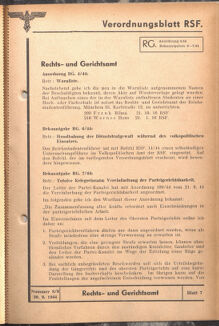 Verordnungsblatt des Reichsstudentenführers 19440920 Seite: 39