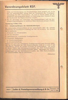 Verordnungsblatt des Reichsstudentenführers 19440920 Seite: 42