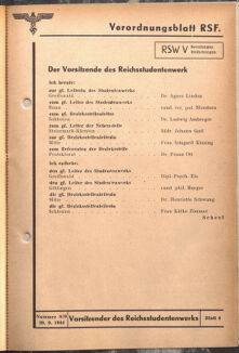 Verordnungsblatt des Reichsstudentenführers 19440920 Seite: 47