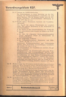 Verordnungsblatt des Reichsstudentenführers 19440920 Seite: 50