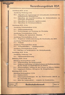 Verordnungsblatt des Reichsstudentenführers 19440920 Seite: 53