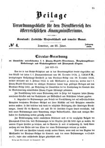 Verordnungsblatt für den Dienstbereich des K.K. Finanzministeriums für die im Reichsrate Vertretenen Königreiche und Länder