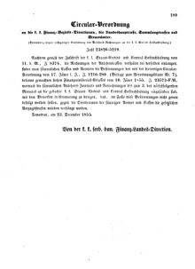 Verordnungsblatt für den Dienstbereich des K.K. Finanzministeriums für die im Reichsrate Vertretenen Königreiche und Länder 18551231 Seite: 7