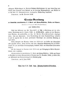 Verordnungsblatt für den Dienstbereich des K.K. Finanzministeriums für die im Reichsrate Vertretenen Königreiche und Länder 18560119 Seite: 2