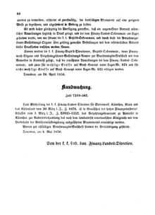 Verordnungsblatt für den Dienstbereich des K.K. Finanzministeriums für die im Reichsrate Vertretenen Königreiche und Länder 18560527 Seite: 2