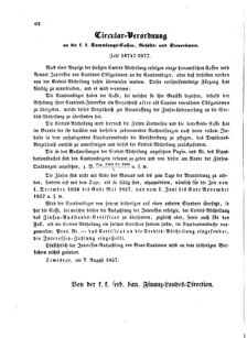 Verordnungsblatt für den Dienstbereich des K.K. Finanzministeriums für die im Reichsrate Vertretenen Königreiche und Länder 18570824 Seite: 4