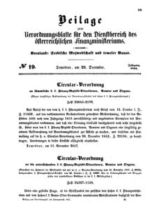 Verordnungsblatt für den Dienstbereich des K.K. Finanzministeriums für die im Reichsrate Vertretenen Königreiche und Länder