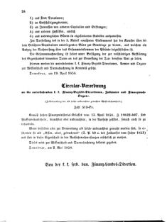 Verordnungsblatt für den Dienstbereich des K.K. Finanzministeriums für die im Reichsrate Vertretenen Königreiche und Länder 18580507 Seite: 6