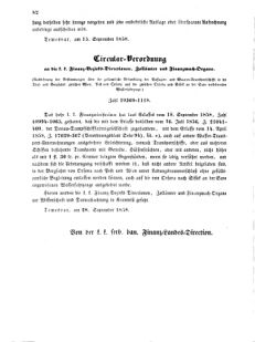 Verordnungsblatt für den Dienstbereich des K.K. Finanzministeriums für die im Reichsrate Vertretenen Königreiche und Länder 18581009 Seite: 2