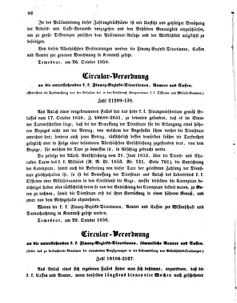 Verordnungsblatt für den Dienstbereich des K.K. Finanzministeriums für die im Reichsrate Vertretenen Königreiche und Länder 18581117 Seite: 2