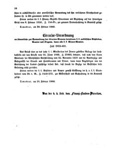 Verordnungsblatt für den Dienstbereich des K.K. Finanzministeriums für die im Reichsrate Vertretenen Königreiche und Länder 18600301 Seite: 2