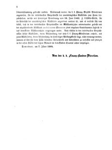 Verordnungsblatt für den Dienstbereich des K.K. Finanzministeriums für die im Reichsrate Vertretenen Königreiche und Länder 18640122 Seite: 2