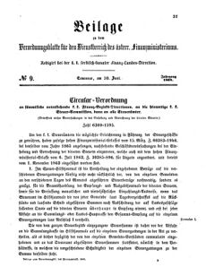 Verordnungsblatt für den Dienstbereich des K.K. Finanzministeriums für die im Reichsrate Vertretenen Königreiche und Länder