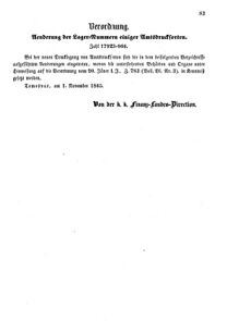 Verordnungsblatt für den Dienstbereich des K.K. Finanzministeriums für die im Reichsrate Vertretenen Königreiche und Länder 18651113 Seite: 3