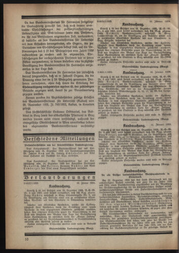 Verordnungsblatt der steiermärkischen Landesregierung 19240123 Seite: 2