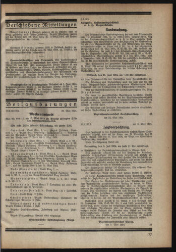 Verordnungsblatt der steiermärkischen Landesregierung 19240528 Seite: 3