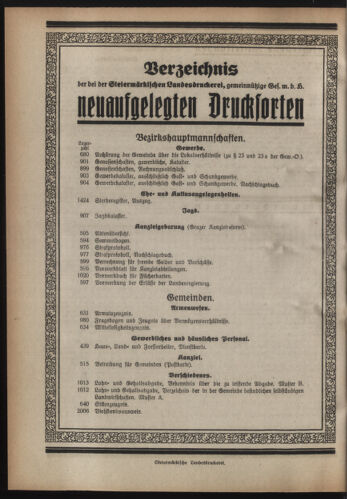 Verordnungsblatt der steiermärkischen Landesregierung 19240528 Seite: 4