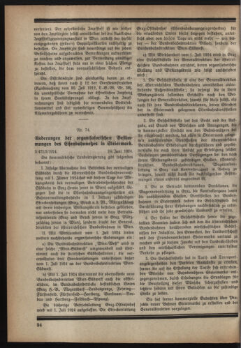 Verordnungsblatt der steiermärkischen Landesregierung 19240702 Seite: 2