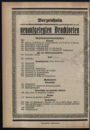 Verordnungsblatt der steiermärkischen Landesregierung 19240709 Seite: 4