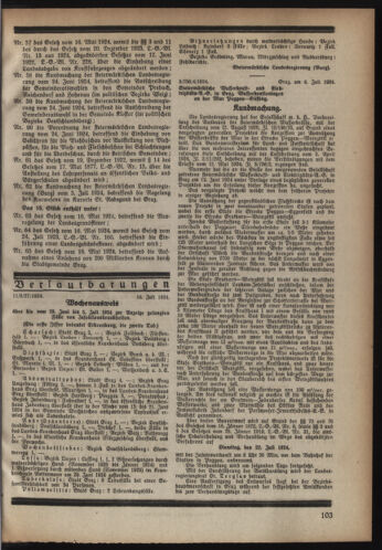 Verordnungsblatt der steiermärkischen Landesregierung 19240716 Seite: 3