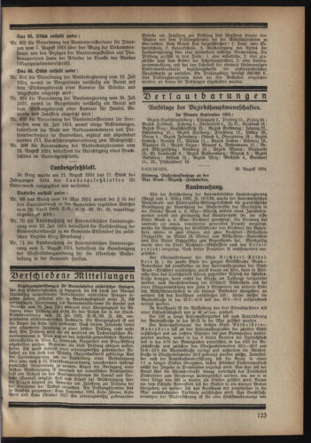 Verordnungsblatt der steiermärkischen Landesregierung 19240827 Seite: 3