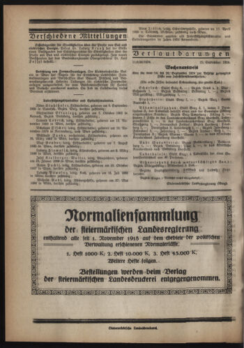 Verordnungsblatt der steiermärkischen Landesregierung 19241001 Seite: 2