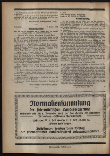 Verordnungsblatt der steiermärkischen Landesregierung 19241015 Seite: 4