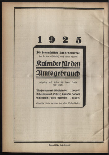 Verordnungsblatt der steiermärkischen Landesregierung 19241210 Seite: 4