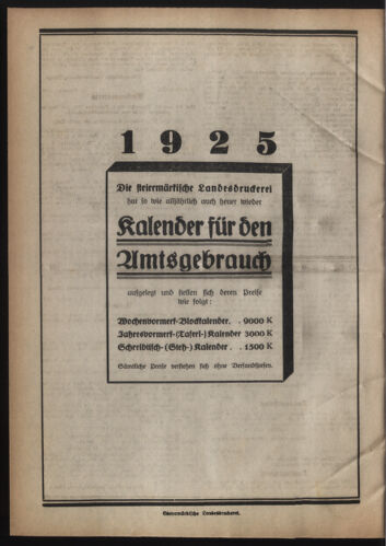 Verordnungsblatt der steiermärkischen Landesregierung 19241217 Seite: 4