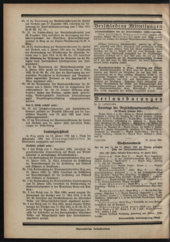 Verordnungsblatt der steiermärkischen Landesregierung 19250128 Seite: 2