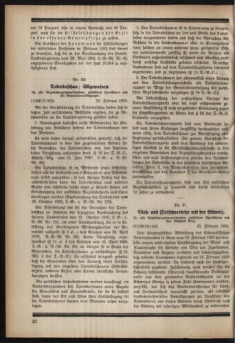 Verordnungsblatt der steiermärkischen Landesregierung 19250304 Seite: 2