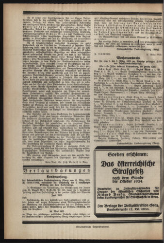 Verordnungsblatt der steiermärkischen Landesregierung 19250318 Seite: 4