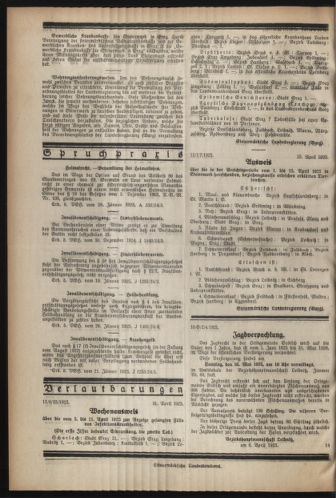 Verordnungsblatt der steiermärkischen Landesregierung 19250422 Seite: 2