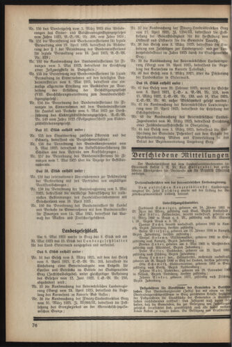 Verordnungsblatt der steiermärkischen Landesregierung 19250527 Seite: 2