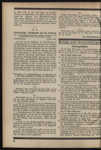 Verordnungsblatt der steiermärkischen Landesregierung 19250610 Seite: 2