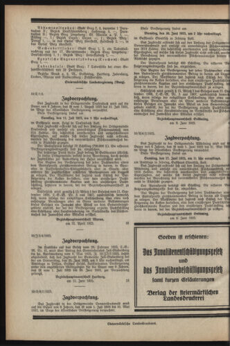 Verordnungsblatt der steiermärkischen Landesregierung 19250617 Seite: 4