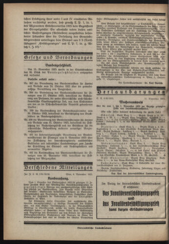 Verordnungsblatt der steiermärkischen Landesregierung 19251118 Seite: 4