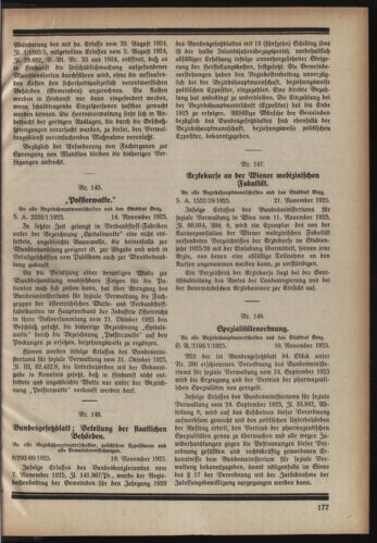 Verordnungsblatt der steiermärkischen Landesregierung 19251125 Seite: 3