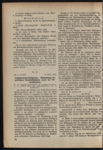 Verordnungsblatt der steiermärkischen Landesregierung 19260331 Seite: 2