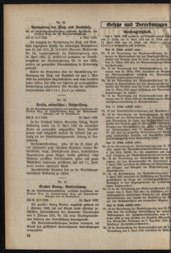 Verordnungsblatt der steiermärkischen Landesregierung 19260512 Seite: 2