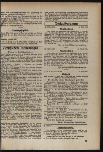 Verordnungsblatt der steiermärkischen Landesregierung 19260512 Seite: 3