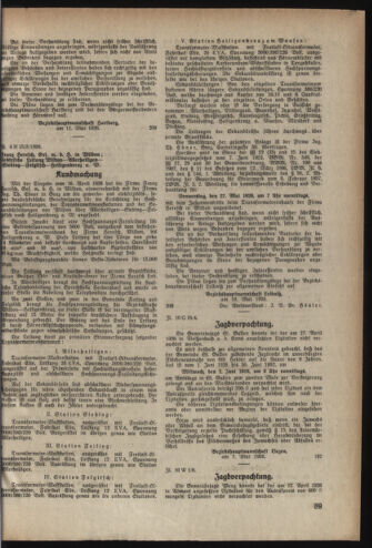 Verordnungsblatt der steiermärkischen Landesregierung 19260519 Seite: 5