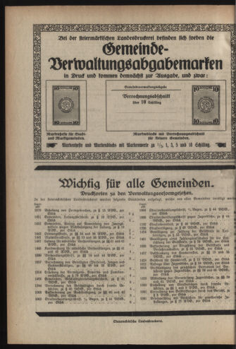 Verordnungsblatt der steiermärkischen Landesregierung 19260526 Seite: 8