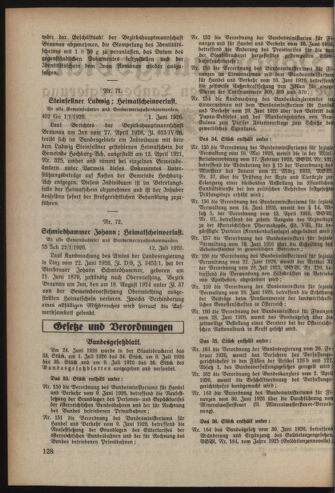 Verordnungsblatt der steiermärkischen Landesregierung 19260721 Seite: 2